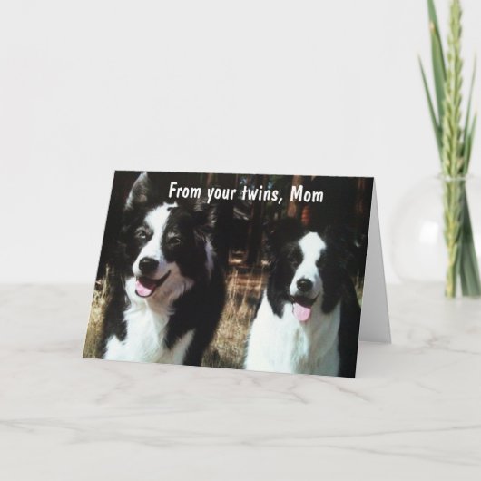 ハッピーバースデーのお母さん カード (正面)