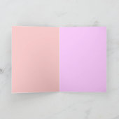 ハッピーバースデーのお母さん カード (内部)