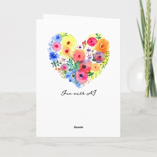 ハッピーバースデーのお気に入りの先生 カード (裏面)