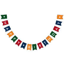 ハッピーバースデーのお祝い色文字