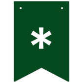 ハッピーバースデーのお祝い色文字 バンティングフラッグ (第1の旗)