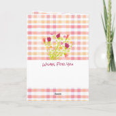 ハッピーバースデーのお願い サンキューカード (裏面)