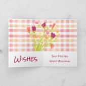 ハッピーバースデーのお願い サンキューカード (内部)