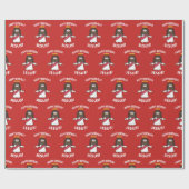 ハッピーバースデーのイエス・キリストのクリスマスのクリスマスの包装紙 ラッピングペーパー (フラット)