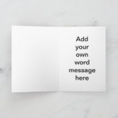 ハッピーバースデーのカスタマイズ可能なカード カード (内部)