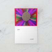 ハッピーバースデーのカード カード (内部)