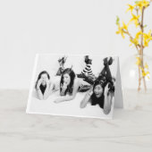 ハッピーバースデーのガールフレンド! カード (黄色い花)