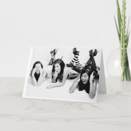 ハッピーバースデーのガールフレンド! カード (正面)