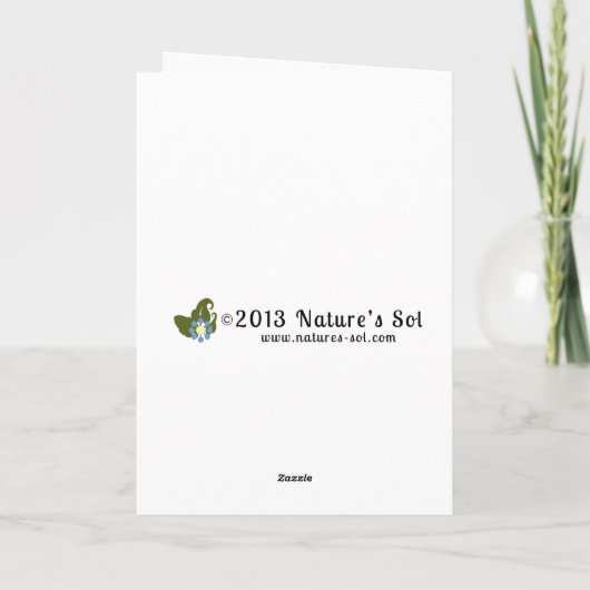 ハッピーバースデーのキリンのお母さんおよびベビーはカスタマイズ カード (裏面)