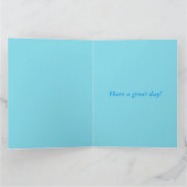 ハッピーバースデーのクライマーカード カード (内部)