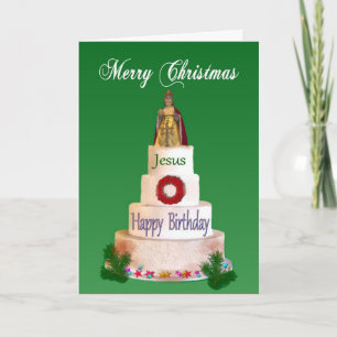 ハッピーバースデーのクリスマスカード シーズンカード