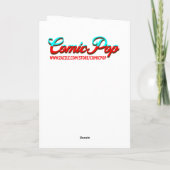 ハッピーバースデーのクール知り合い カード (裏面)