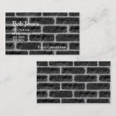 ハッピーバースデーのグランジな落書きセット 名刺 (正面/裏面)