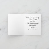 ハッピーバースデーのグリーティングカード カード (内部)