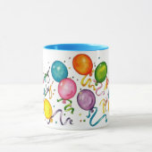 ハッピーバースデーのコーヒー・マグ マグカップ (中央)