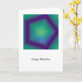 ハッピーバースデーのジンクス カード (黄色い花)