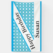 "ハッピーバースデーのスーザンのカスタム 横断幕 (縦)