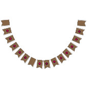 ハッピーバースデーのチータのプリントの旗布 バンティングフラッグ (全)