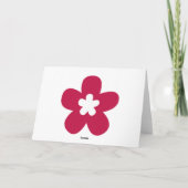 ハッピーバースデーのテディー・ベアの挨拶状 カード (裏面)