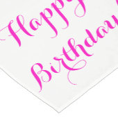 ハッピーバースデーのテーブルのランナー ショートテーブルランナー (コーナー)