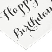 ハッピーバースデーのテーブルのランナー ショートテーブルランナー (コーナー)