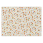 ハッピーバースデーのテーブルクロスが犬を望む テーブルクロス (正面(横))