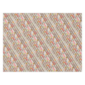 ハッピーバースデーのテーブルクロスが犬を望む テーブルクロス (正面(横))