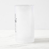 ハッピーバースデーのデザイン、装飾的なヴィンテージのスタイル フロストグラスビールジョッキ (中央)