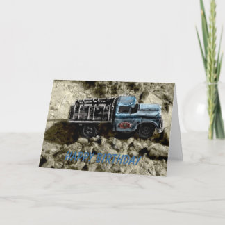 ハッピーバースデーのトラック カード