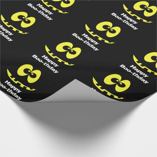 ハッピーバースデーのハロウィンのギフト用包装紙 ラッピングペーパー (角)