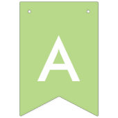 ハッピーバースデーのバナーとケーキとキャンドル バンティングフラッグ (第3の旗)