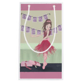 ハッピーバースデーのバレリーナ スモールペーパーバッグ (正面)