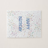 ハッピーバースデーのパズル ジグソーパズル (横)