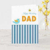 ハッピーバースデーのパパ カード (黄色い花)