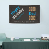 ハッピーバースデーのパパ 横断幕 (トレードショー)
