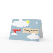 ハッピーバースデーのパパ-飛行機のパパ