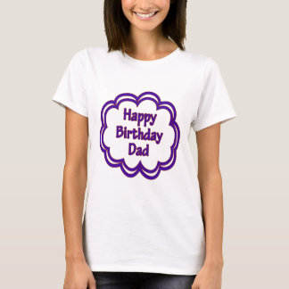 ハッピーバースデーのパパ Tシャツ