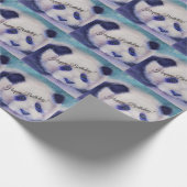 ハッピーバースデーのパンダ ラッピングペーパー (角)