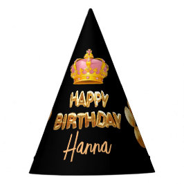 ハッピーバースデーのパーソナライズデザイン パーティーハット