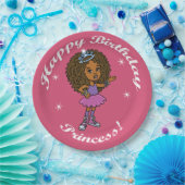 ハッピーバースデーのプリンセス! ペーパープレート (パーティー)