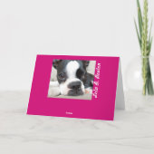 ハッピーバースデーのプリンセス- Lola B.ボストン カード (裏面)