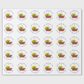 ハッピーバースデーのベビーのイエス・キリストの包装紙 ラッピングペーパー (フラット)