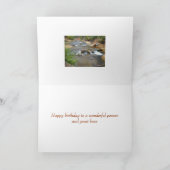 ハッピーバースデーのボスカード カード (内部)