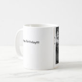 ハッピーバースデーのマグ コーヒーマグカップ (正面左)