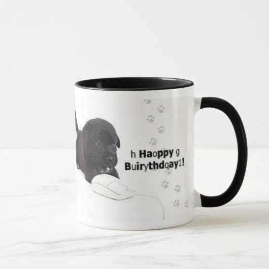 ハッピーバースデーのマグ マグカップ (右)