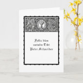 ハッピーバースデーのラテン語 カード (黄色い花)