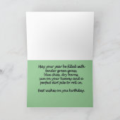 ハッピーバースデーのラマ|のラマのハッピーバースデー カード (内部)