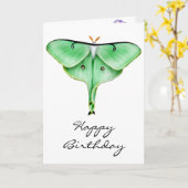 ハッピーバースデーのルナガカード カード (黄色い花)