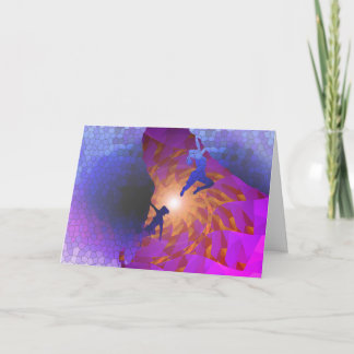 ハッピーバースデーのロック・クライマーカード カード