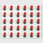 ハッピーバースデーの保安官のギフト用包装紙 ラッピングペーパー (フラット)